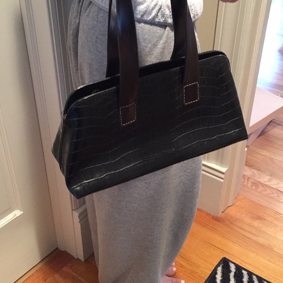 Fun mini handbag! Animal print! Brown/black - Picture 7 of 8